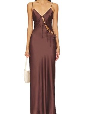 Brand New Never Worn About A Girl Maxi in Chocolate